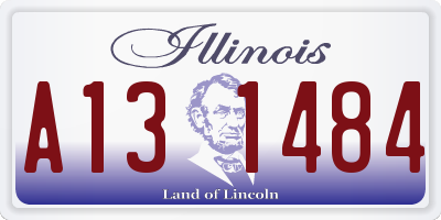 IL license plate A131484