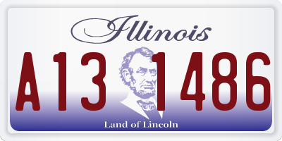 IL license plate A131486