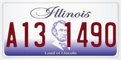 IL license plate A131490