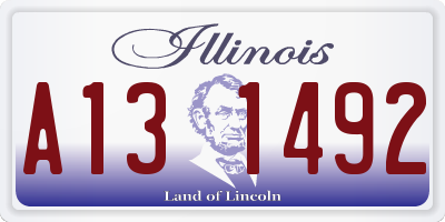 IL license plate A131492