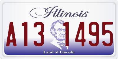 IL license plate A131495