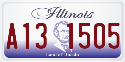 IL license plate A131505