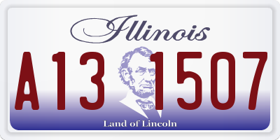 IL license plate A131507