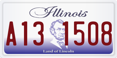 IL license plate A131508