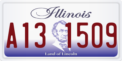 IL license plate A131509