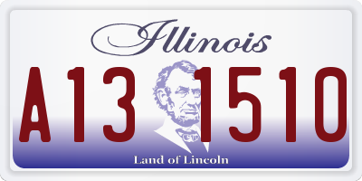 IL license plate A131510