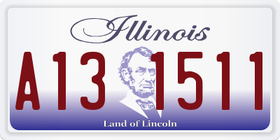 IL license plate A131511