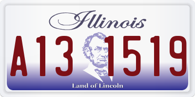 IL license plate A131519