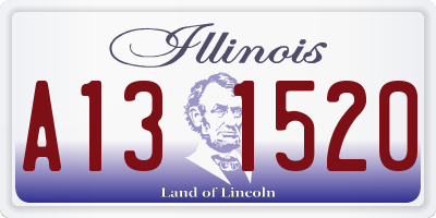 IL license plate A131520