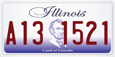 IL license plate A131521