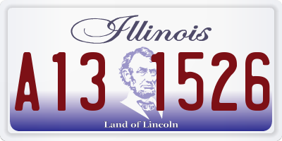 IL license plate A131526