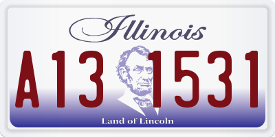 IL license plate A131531