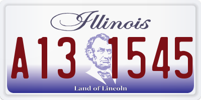 IL license plate A131545