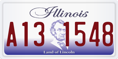 IL license plate A131548
