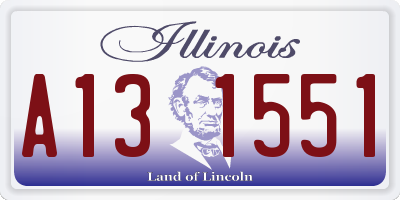 IL license plate A131551