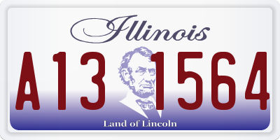 IL license plate A131564