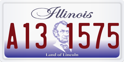 IL license plate A131575