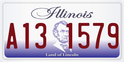 IL license plate A131579