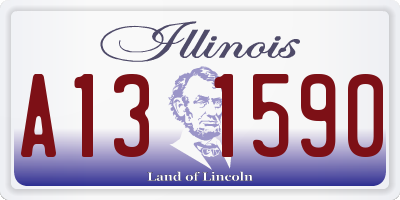 IL license plate A131590