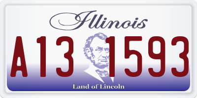 IL license plate A131593