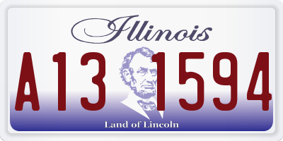 IL license plate A131594