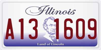IL license plate A131609