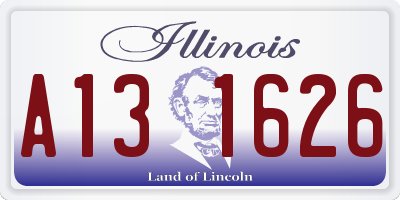 IL license plate A131626