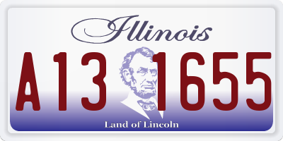 IL license plate A131655