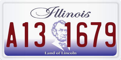 IL license plate A131679