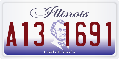 IL license plate A131691