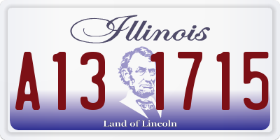 IL license plate A131715