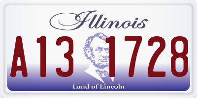 IL license plate A131728