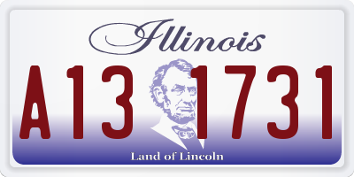 IL license plate A131731