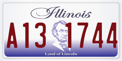 IL license plate A131744