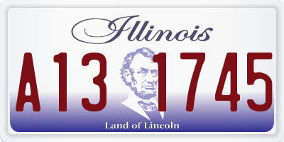 IL license plate A131745