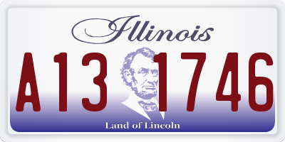 IL license plate A131746
