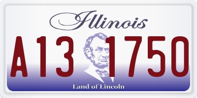 IL license plate A131750