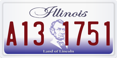 IL license plate A131751