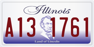 IL license plate A131761