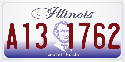 IL license plate A131762