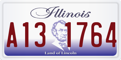 IL license plate A131764