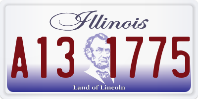 IL license plate A131775