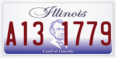 IL license plate A131779