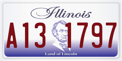 IL license plate A131797
