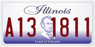 IL license plate A131811