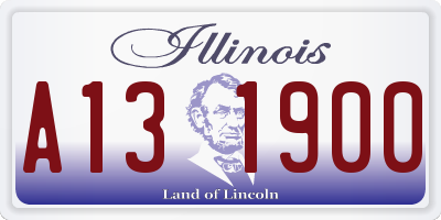 IL license plate A131900
