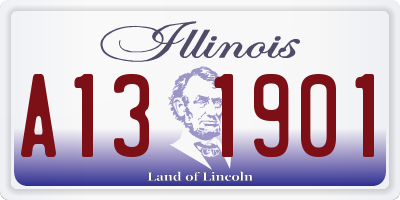 IL license plate A131901