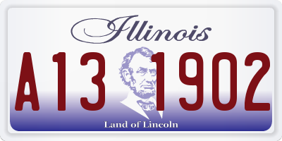 IL license plate A131902
