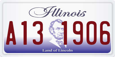 IL license plate A131906