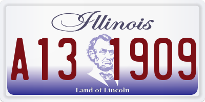 IL license plate A131909